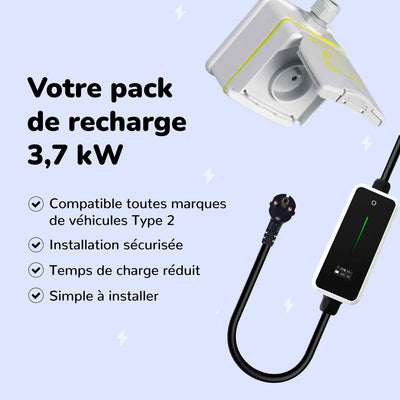 pack green up et cable de recharge