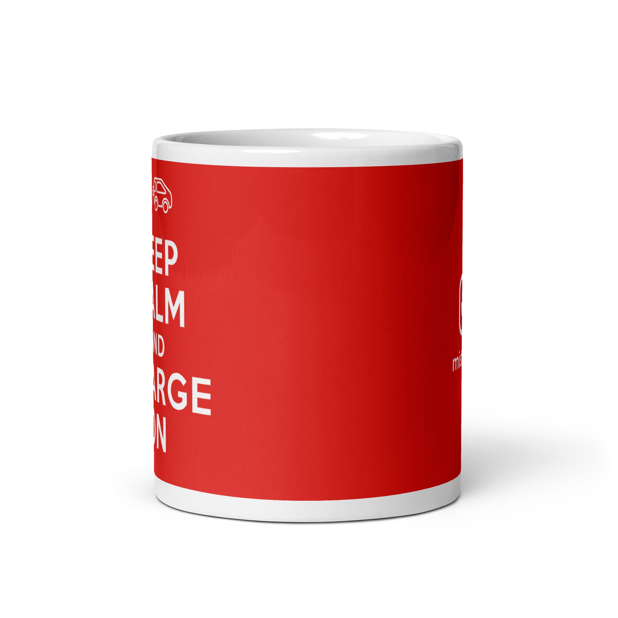 Tasse Keep Calm - fond rouge | Mister EV